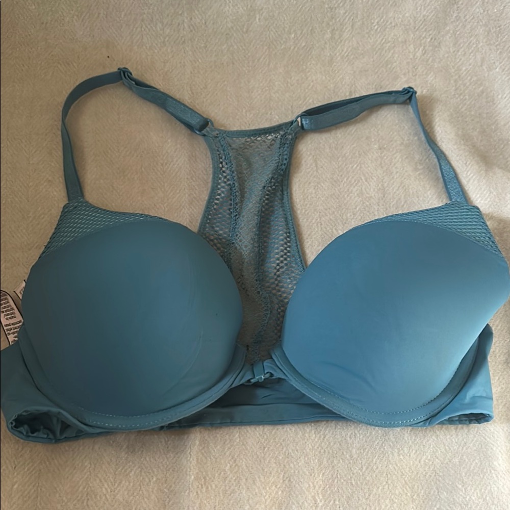 Victoria Secret Teal Women's Mesh Racerback Bra